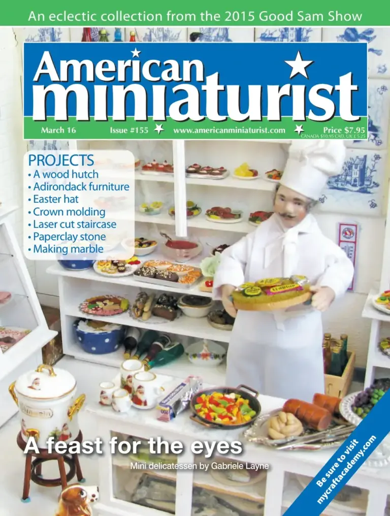American Miniaturist March 2016 Issue #155