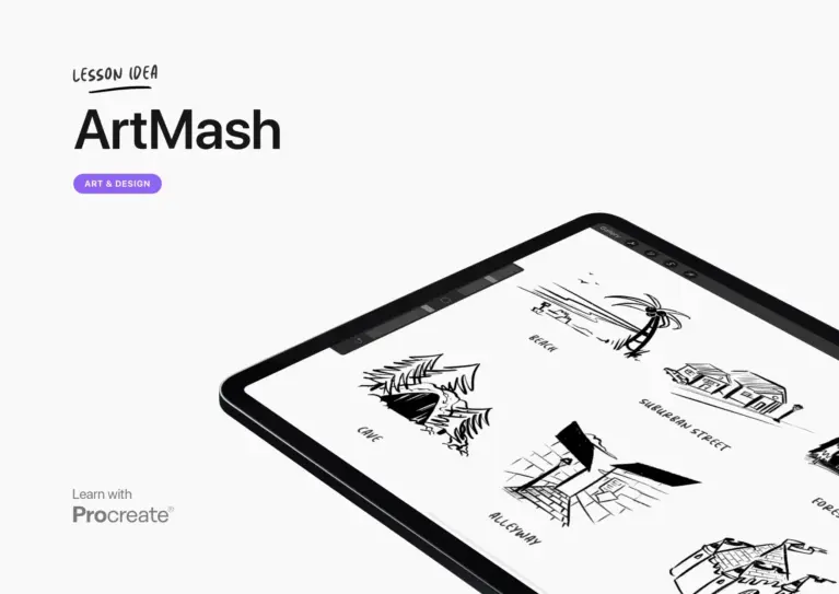 ArtMash Procreate Lesson Idea