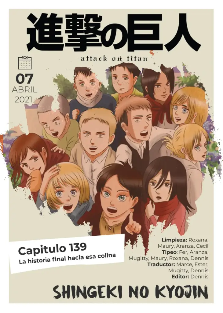 Attack on Titan: Capítulo 139 Final