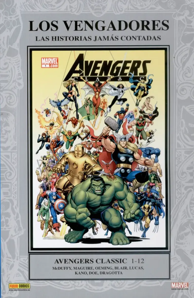 Avengers Classic 1-12: Las Historias Jamás Contadas