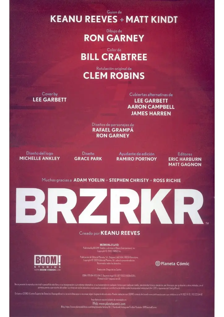 BRZRKR núm. 8 (de 12)
