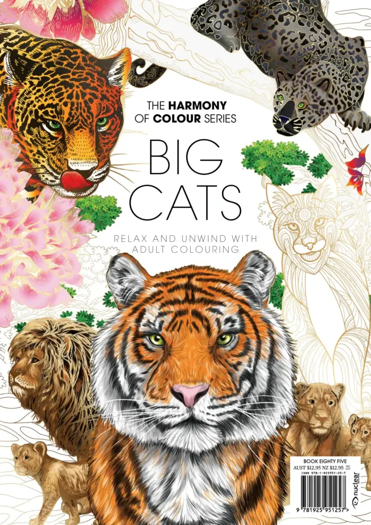 Big Cats: The Harmony of Colour Series, Book 85