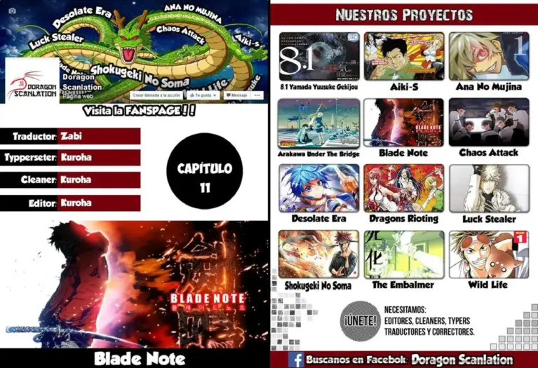 Blade Note Capítulo 11-24