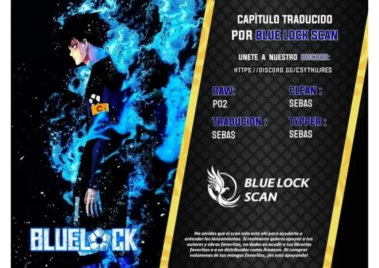 Blue Lock Capítulo (Traducción)