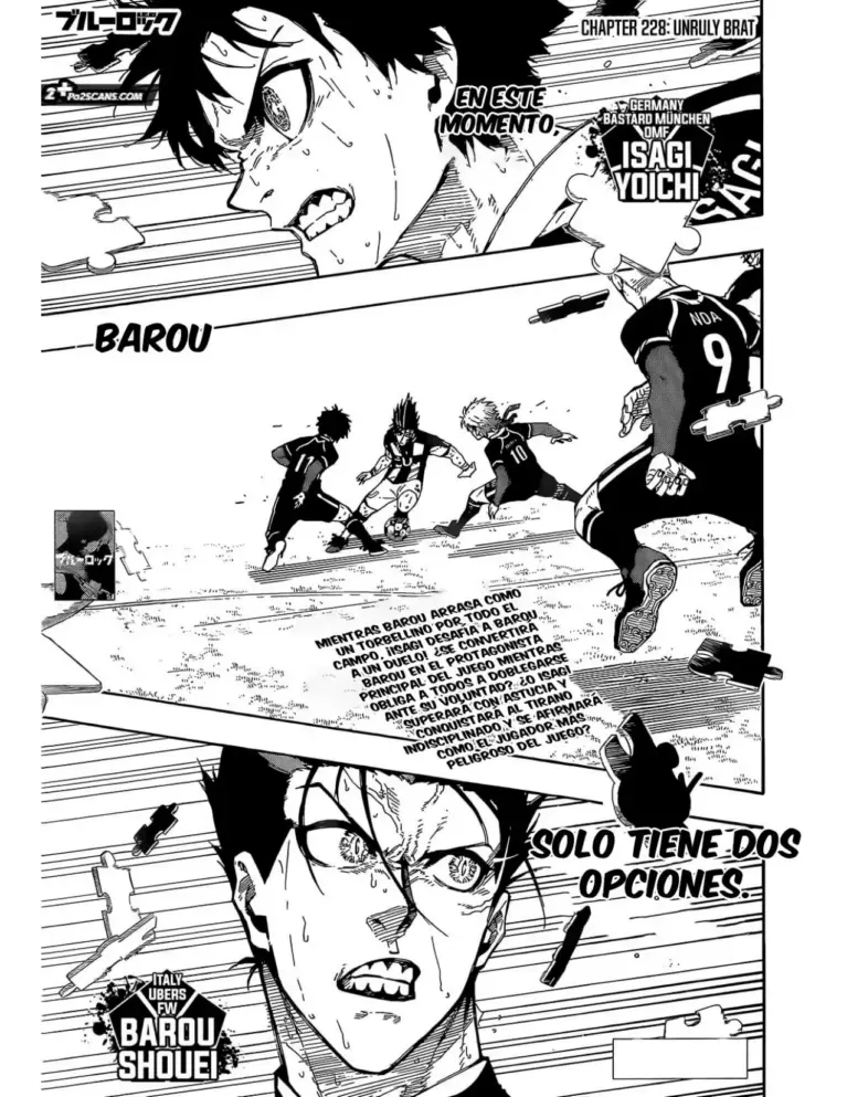 Blue Lock Chapter 228: Unruly Brat