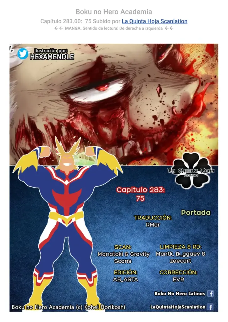 Boku no Hero Academia 283-293