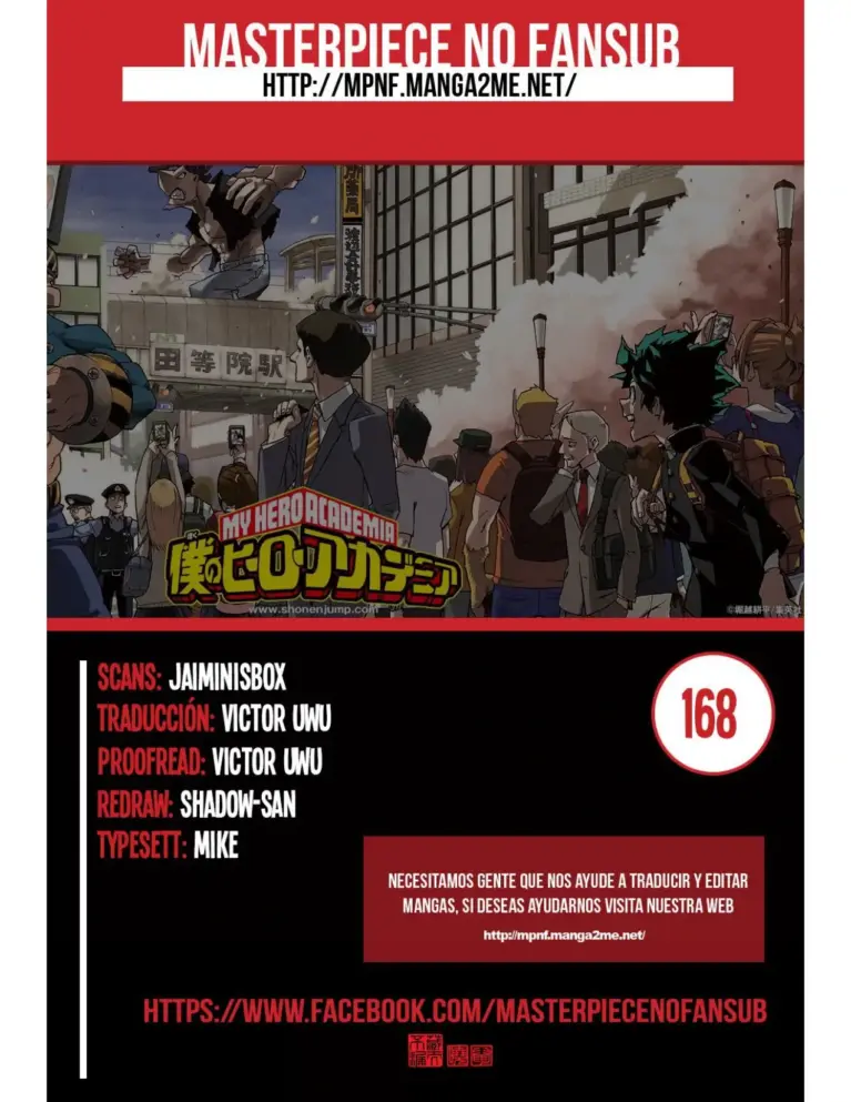 Boku no Hero Academia: Capítulos 168-177