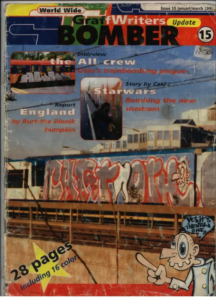 Bomber Graffiti Magazine Issue 15 – 1998