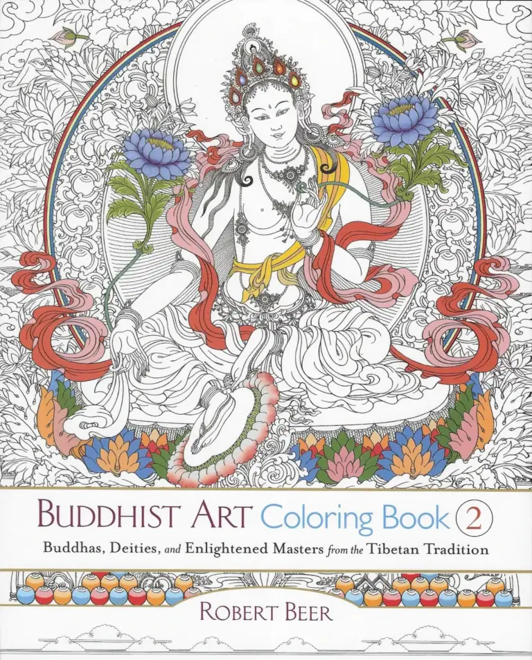 Buddhist Art Coloring Book 2: Buddhas, Deities, and Enlightened Masters from the Tibetan Tradition