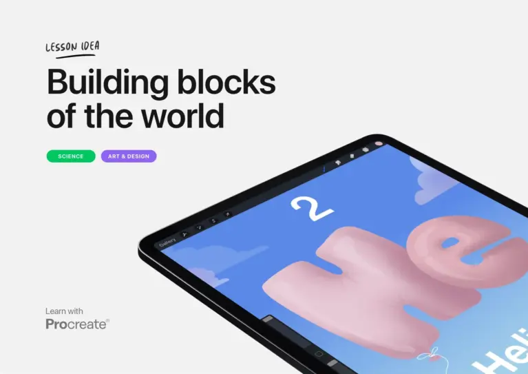 Building Blocks of the World: Procreate Lesson Idea