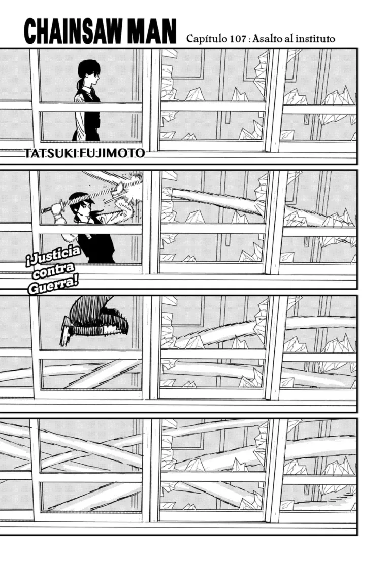 Chainsaw Man Capitulo 107: Asalto al Instituto