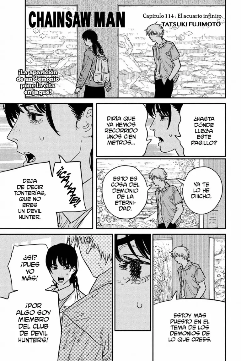 Chainsaw Man Capítulo 114: El Acuario Infinito