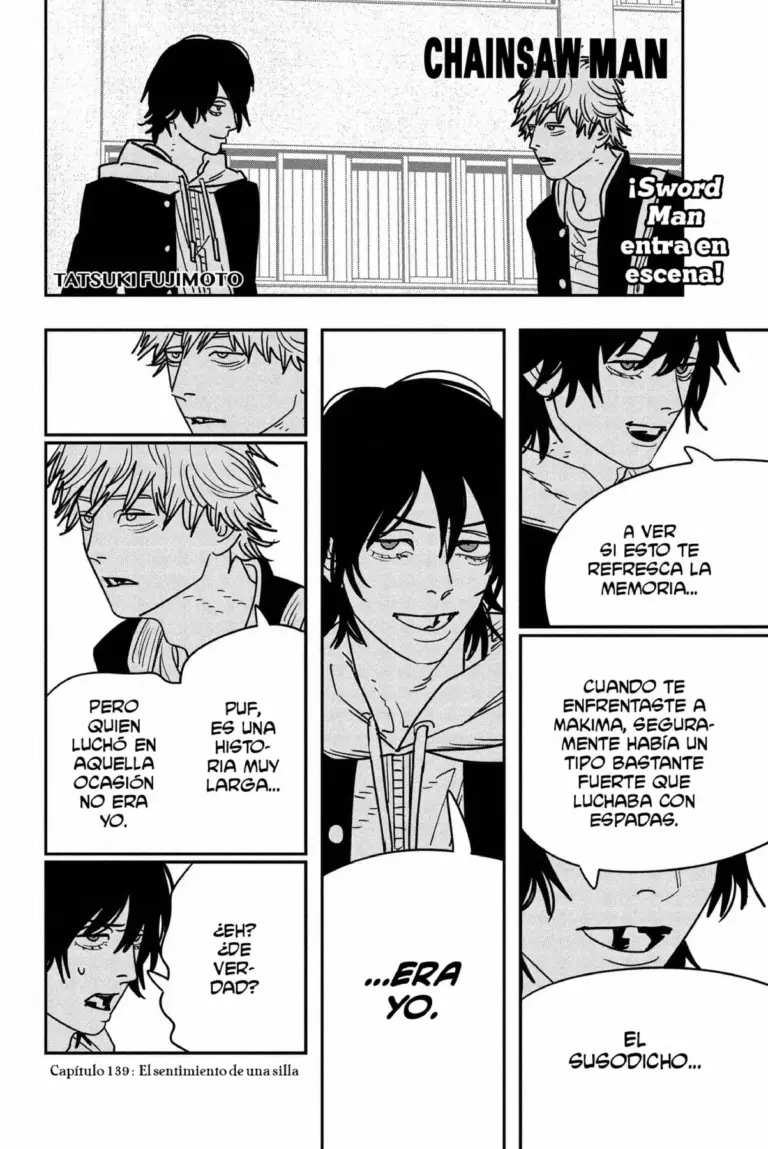 Chainsaw Man: Capítulo 139 – El Sentimiento de una Silla