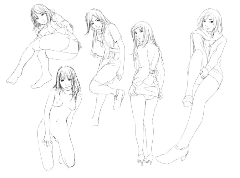 Character Sketching For Manga