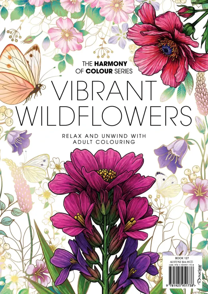 Colouring Book – Issue 127: Vibrant Wildflowers