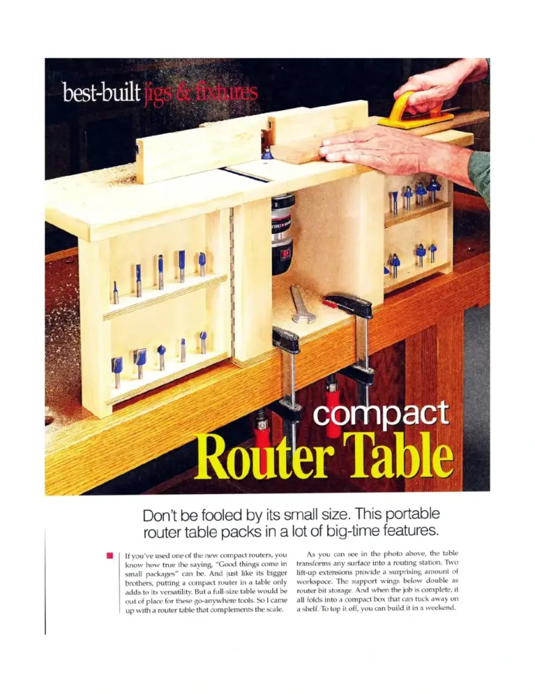 Compact Router Table