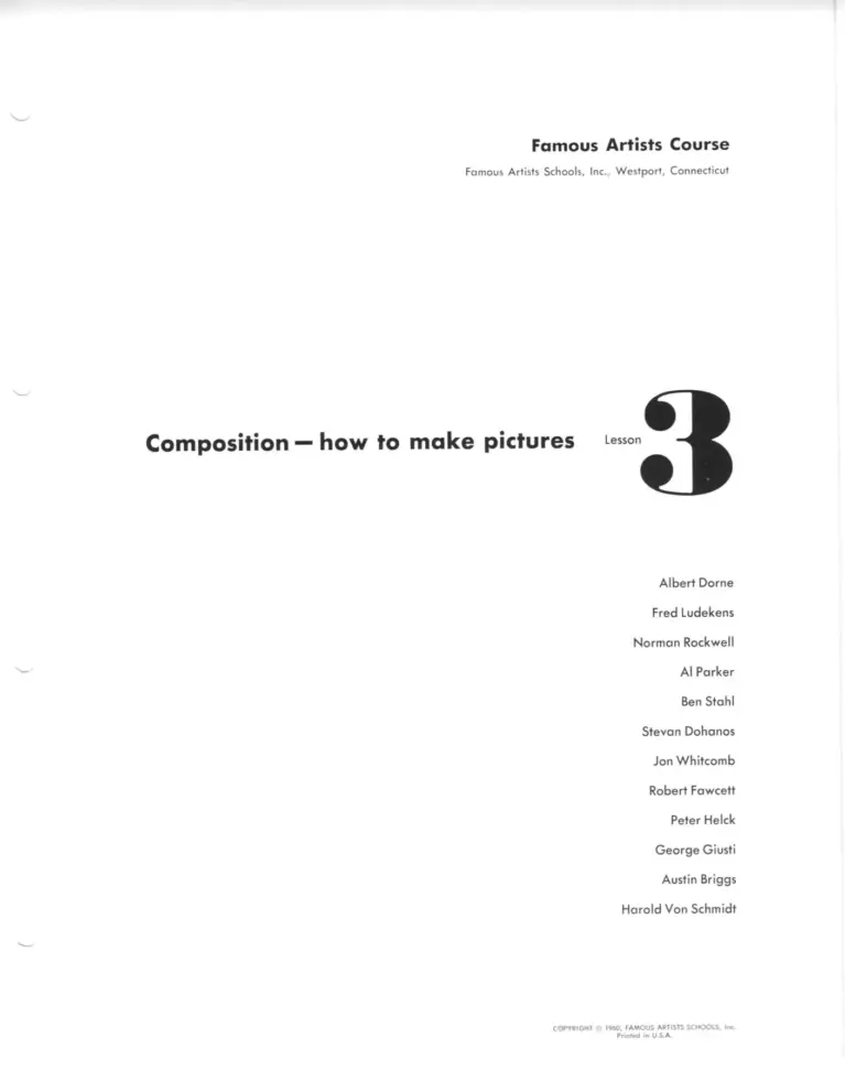 Composition—How to Make Pictures