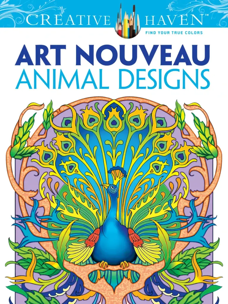 Creative Haven Art Nouveau Animal Designs