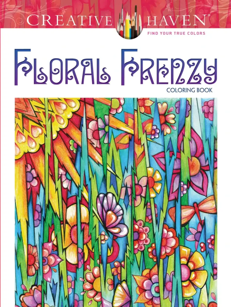 Creative Haven Floral Frenzy Coloring Book