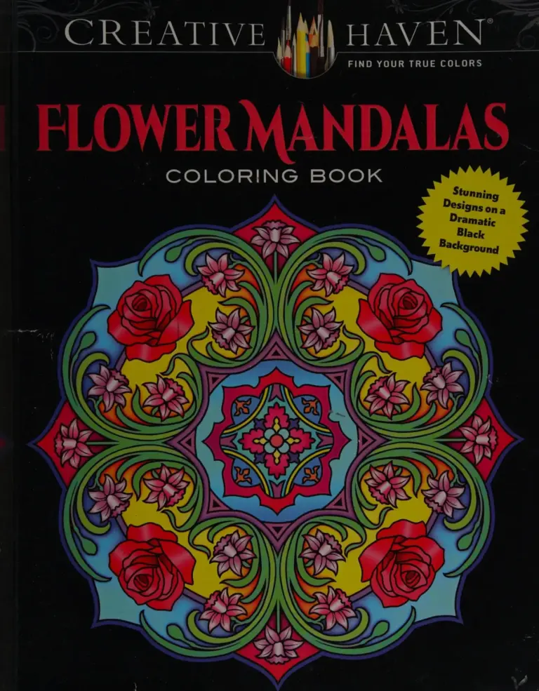 Creative Haven: Flower Mandalas Coloring Book