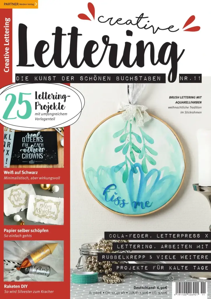 Creative Lettering Nr. 11: Brush Lettering mit Aquarellfarben