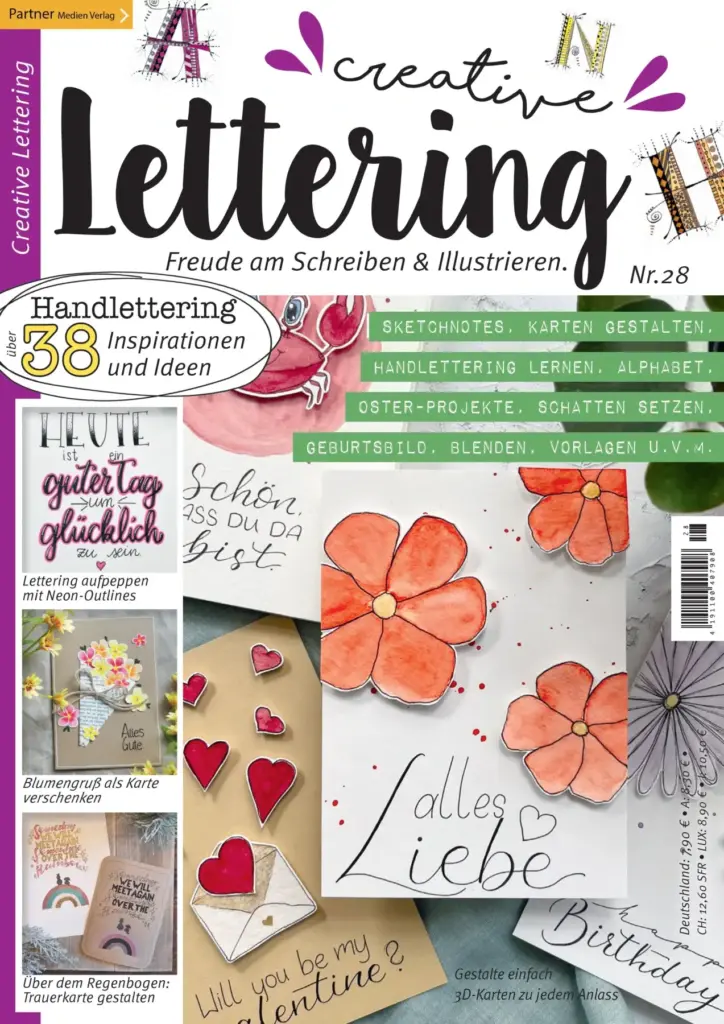 Creative Lettering Nr. 28 – Freude am Schreiben & Illustrieren