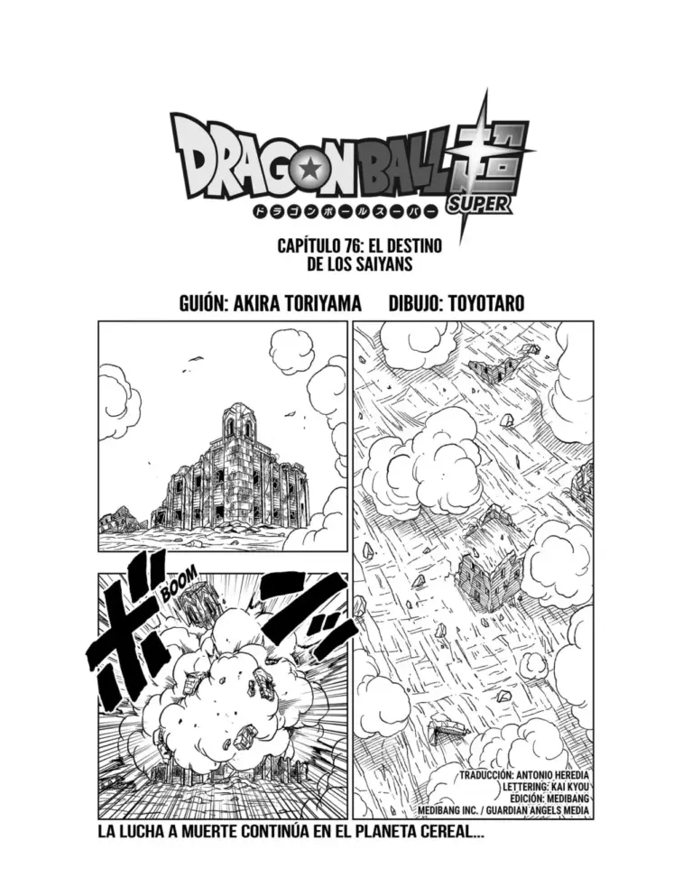 DBS 76: El destino de los Saiyans