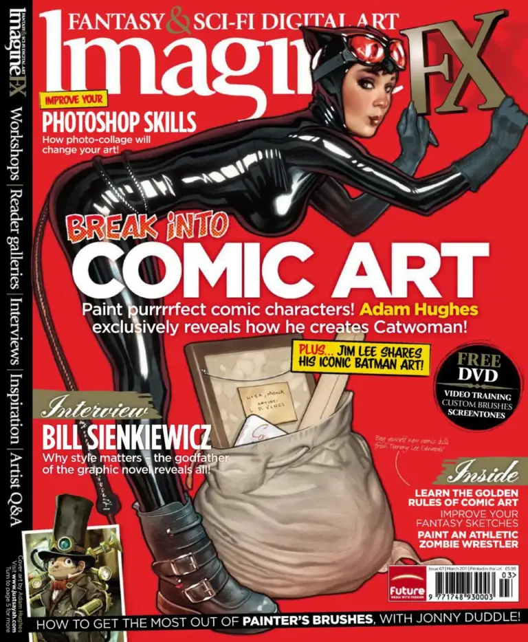 DC Catwoman: ImagineFX Fantasy & Sci-Fi Digital Art