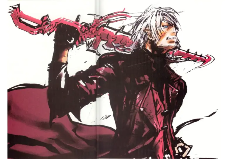 Devil May Cry Graphic Edition With Poster: PS2 Art Fan Book (2001)