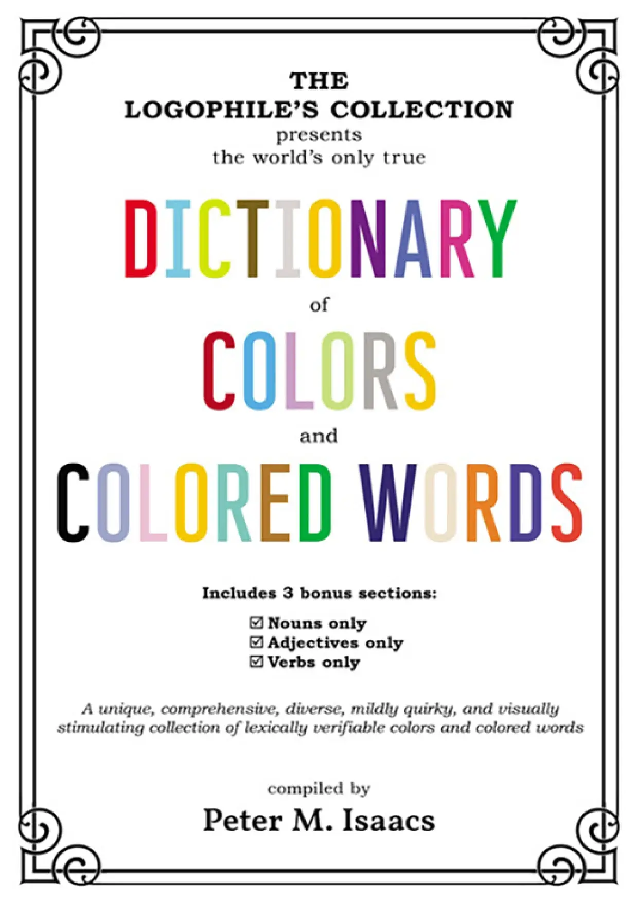 dictionary of colors and colored words
