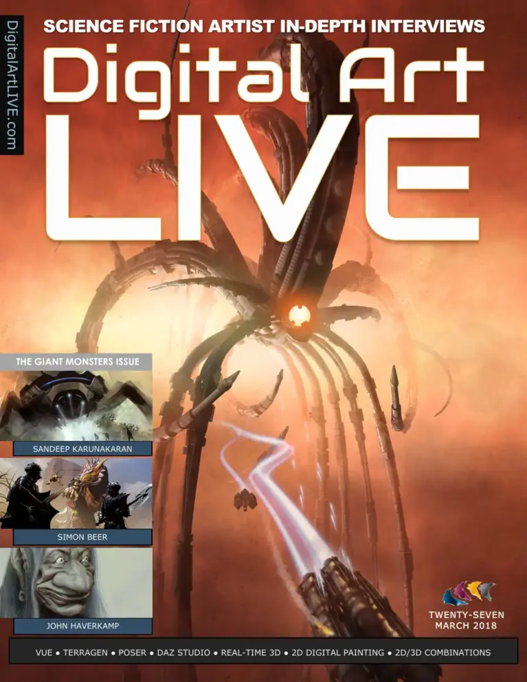 Digital Art Live: The Giant Monsters Issue, March 2018