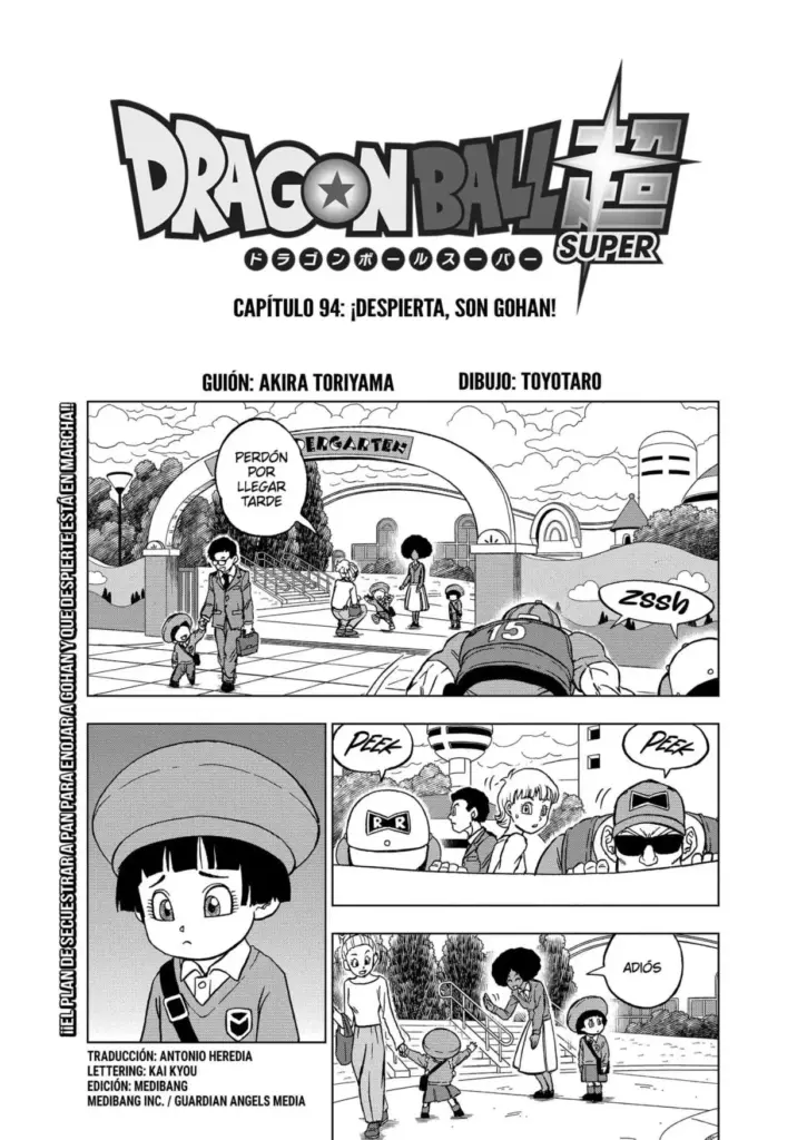 Dragon Ball Super: Capítulo 94 – ¡Despierta, Son Gohan!