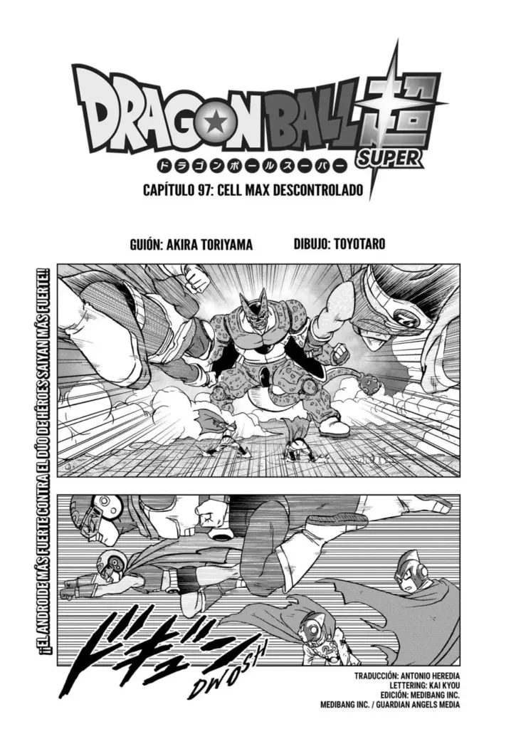 Dragon Ball Super Capítulo 97: Cell Max Descontrolado