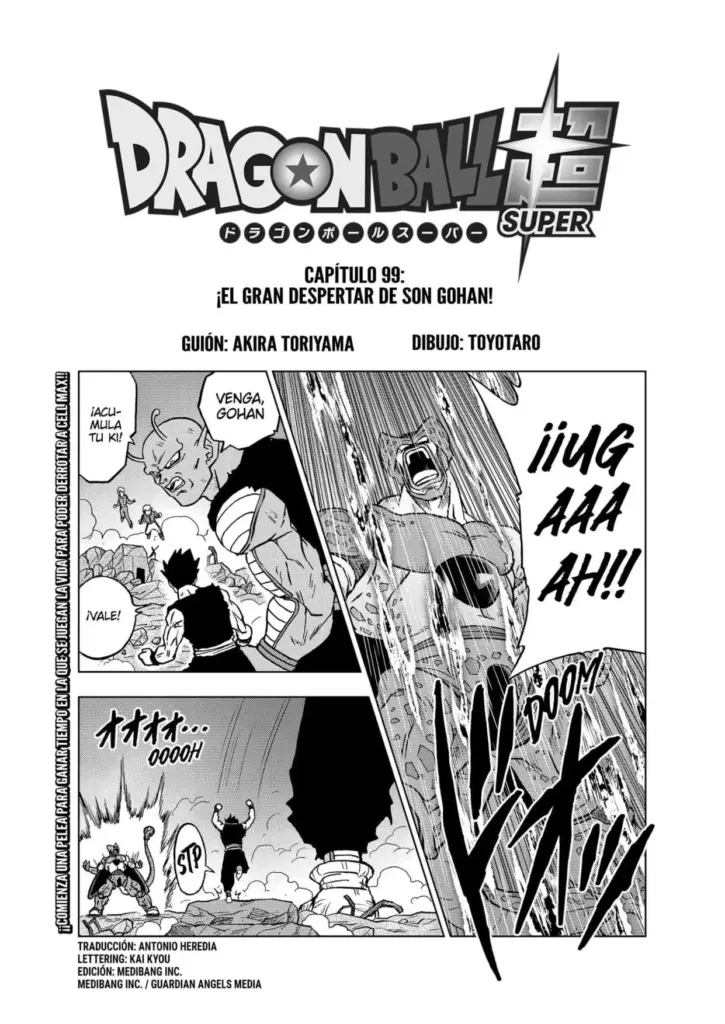 Dragon Ball Super: Capítulo 99: El Gran Despertar de Son Gohan