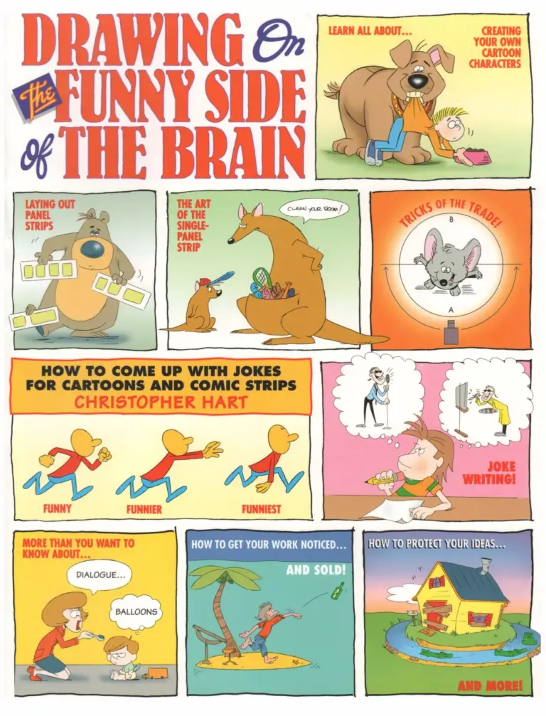 Drawing on the Funny Side of the Brain: How to Come Up with Jokes for Cartoons and Comic Strips