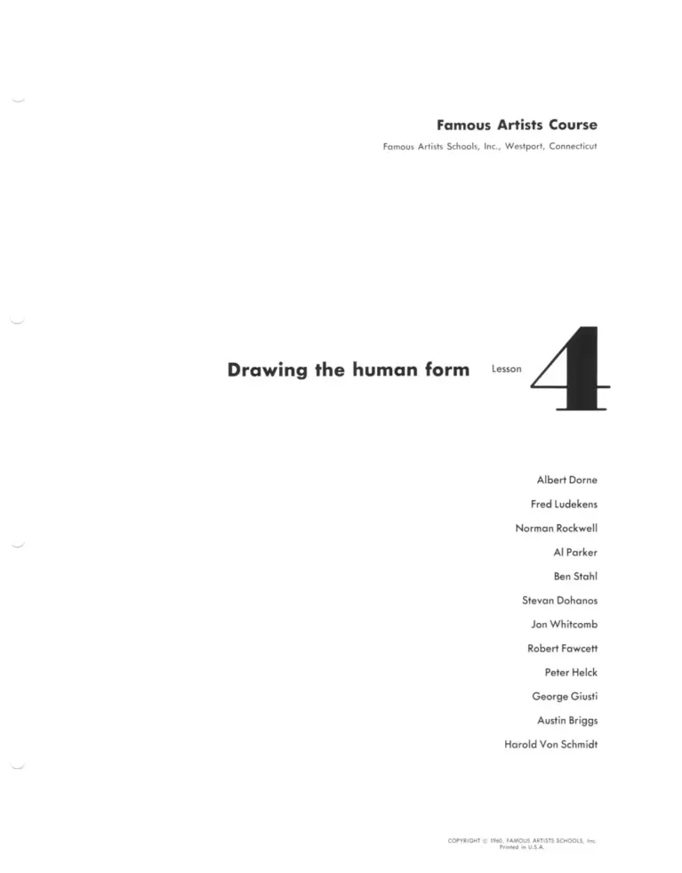 Drawing the Human Form