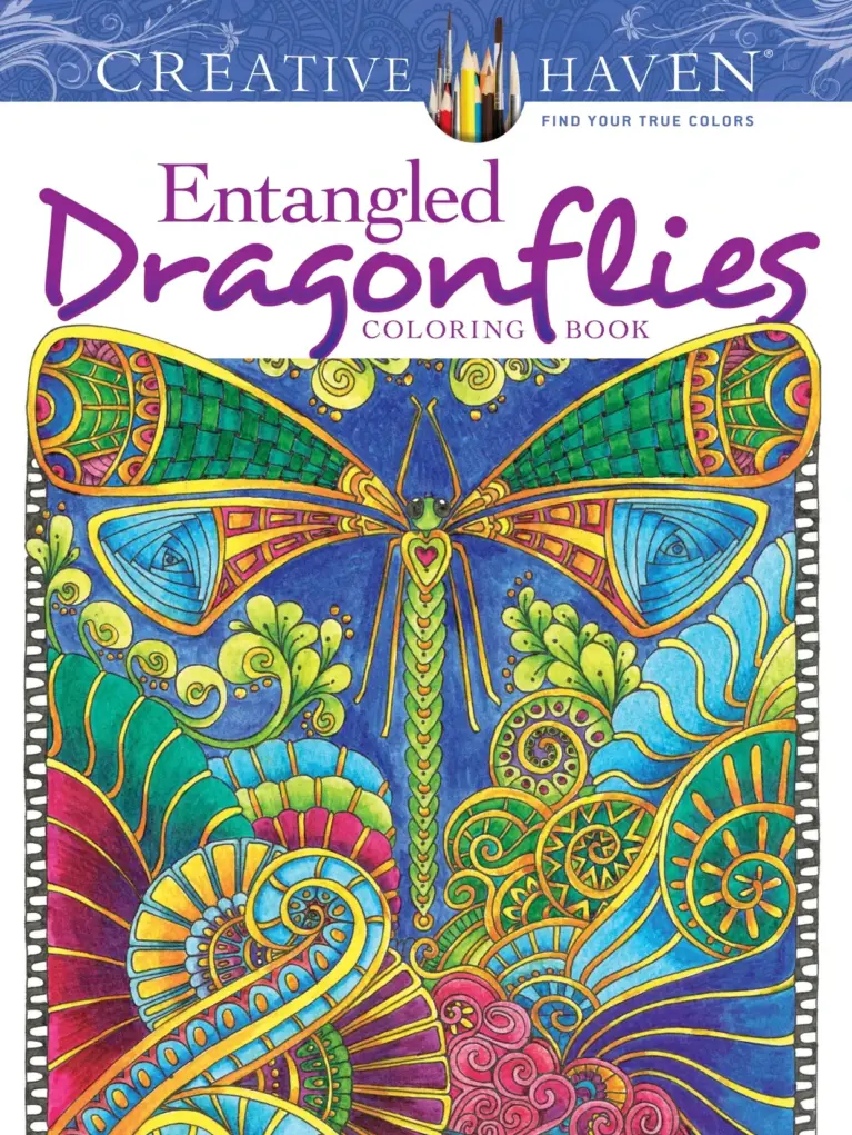 Entangled Dragonflies Coloring Book