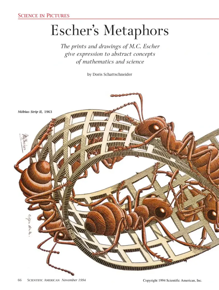 Escher’s Metaphors