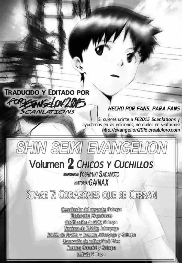Evangelion 7-12: Chicos y Cuchillos