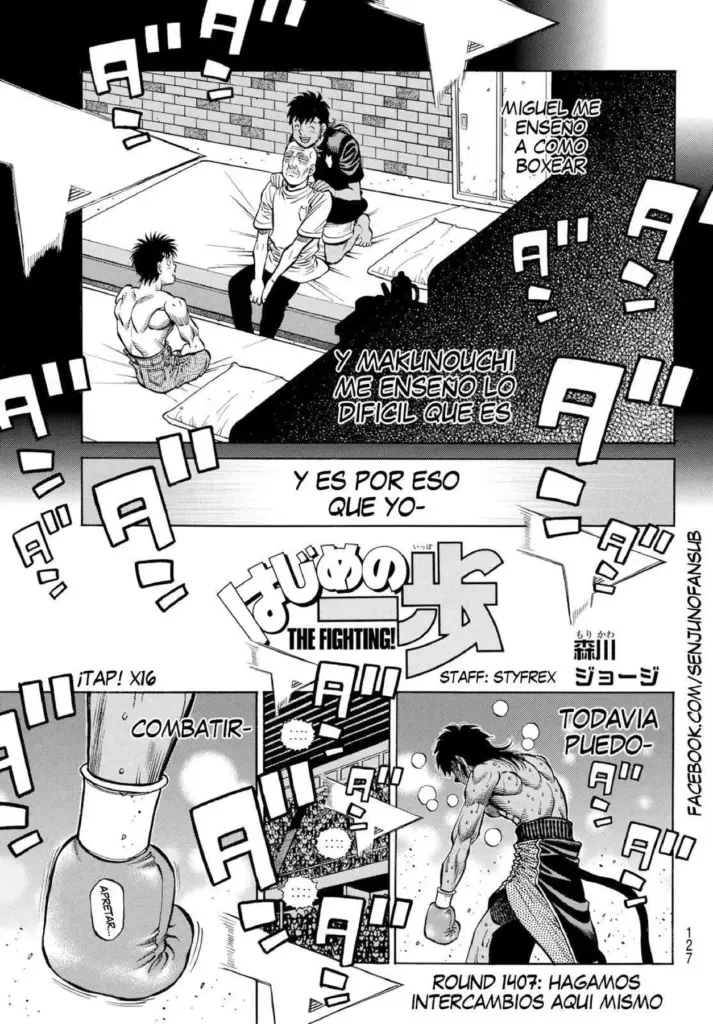Hajime No Ippo: Capítulo 1407