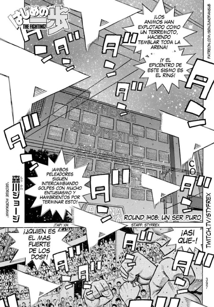 Hajime No Ippo – Capítulo 1408