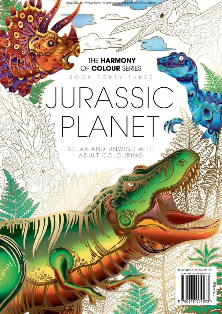 Harmony of Colour Book Forty Three: Jurassic Planet