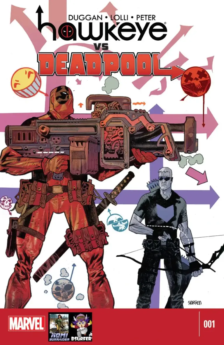 Hawkeye Vs Deadpool 001