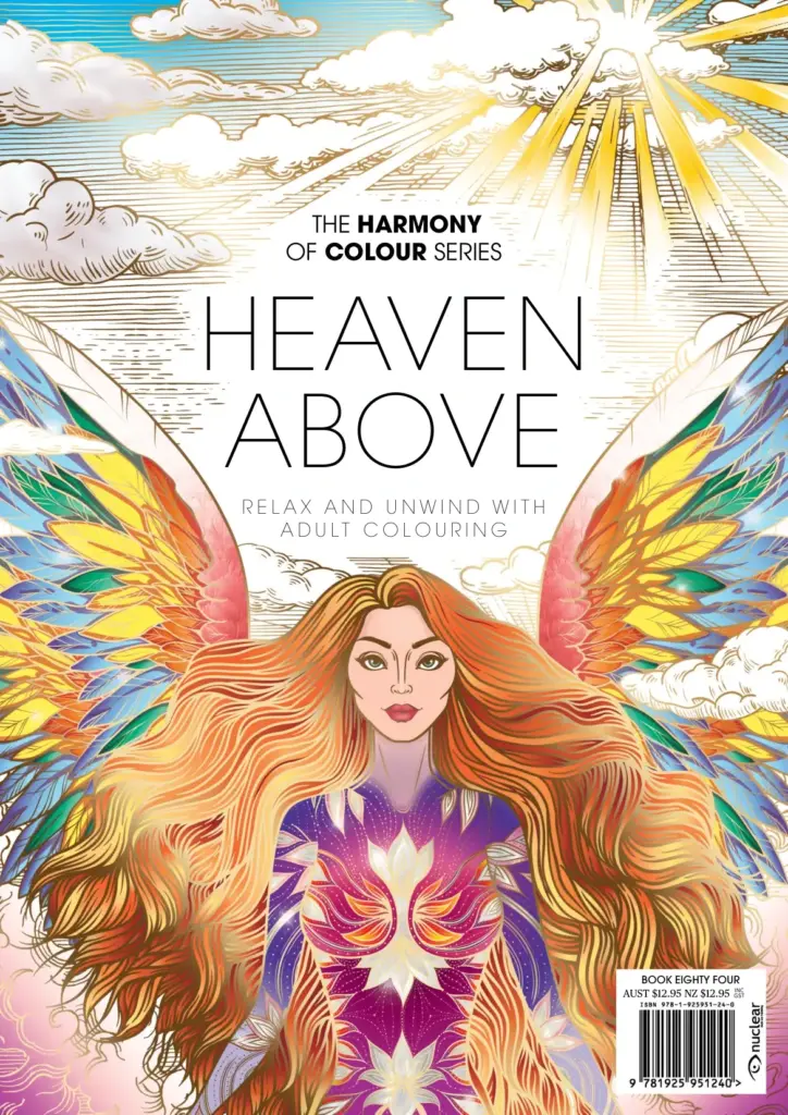 Heaven Above: The Harmony of Colour Series – Colouring Book Issue 84
