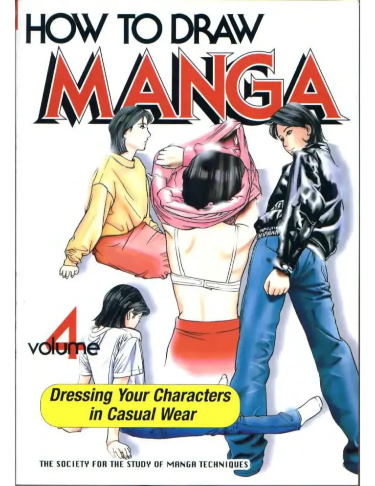 How To Draw Manga Volume 4: Dressing Your Characters In Casual Wear
