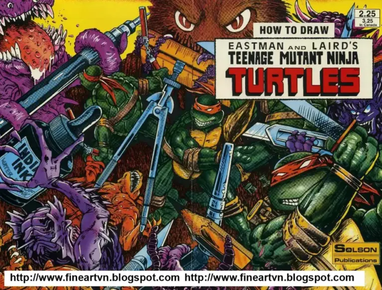 How to Draw Eastman and Laird’s Teenage Mutant Ninja Turtles