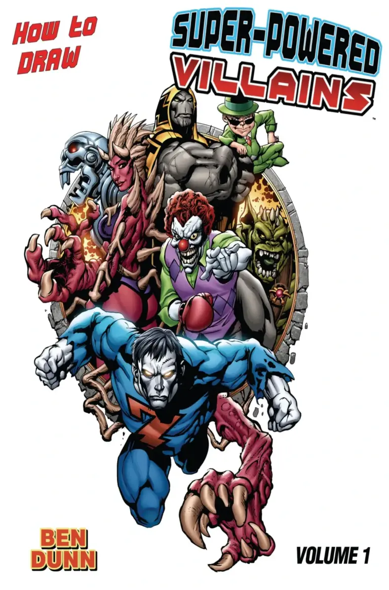How to Draw Super-Powered Villains