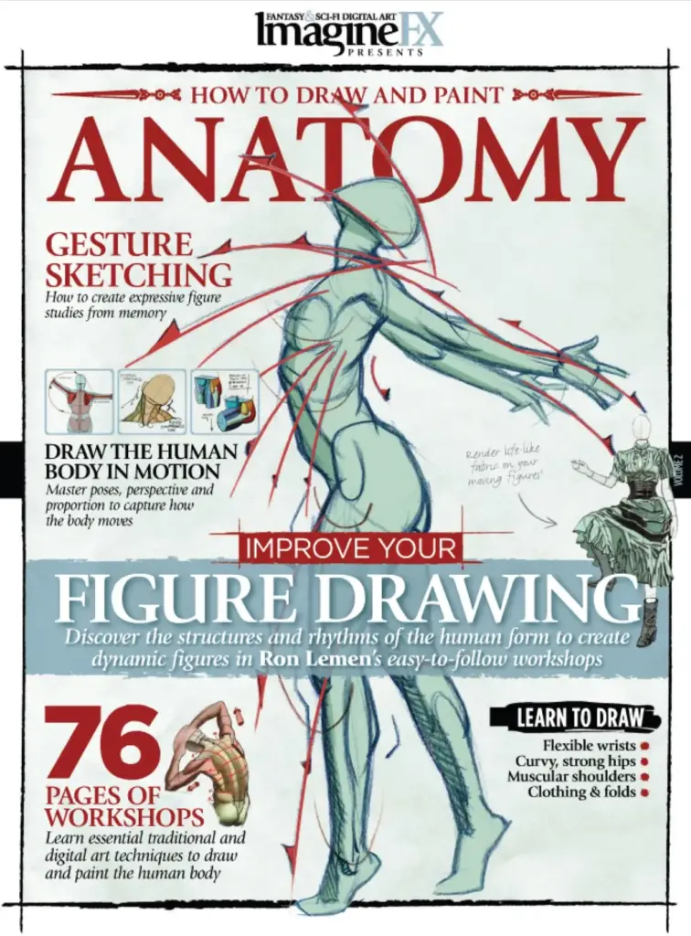 How to Draw and Paint Anatomy (Volume 2, ImagineFX Presents)