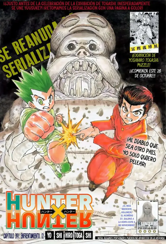 Hunter x Hunter: Capítulo 391