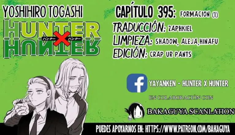 Hunter x Hunter – Capítulo 395: Formación